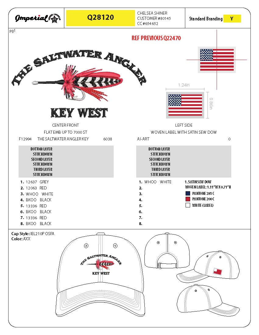 IMPERIAL HEADWEAR PERFORMANCE UV 50+ CAPS