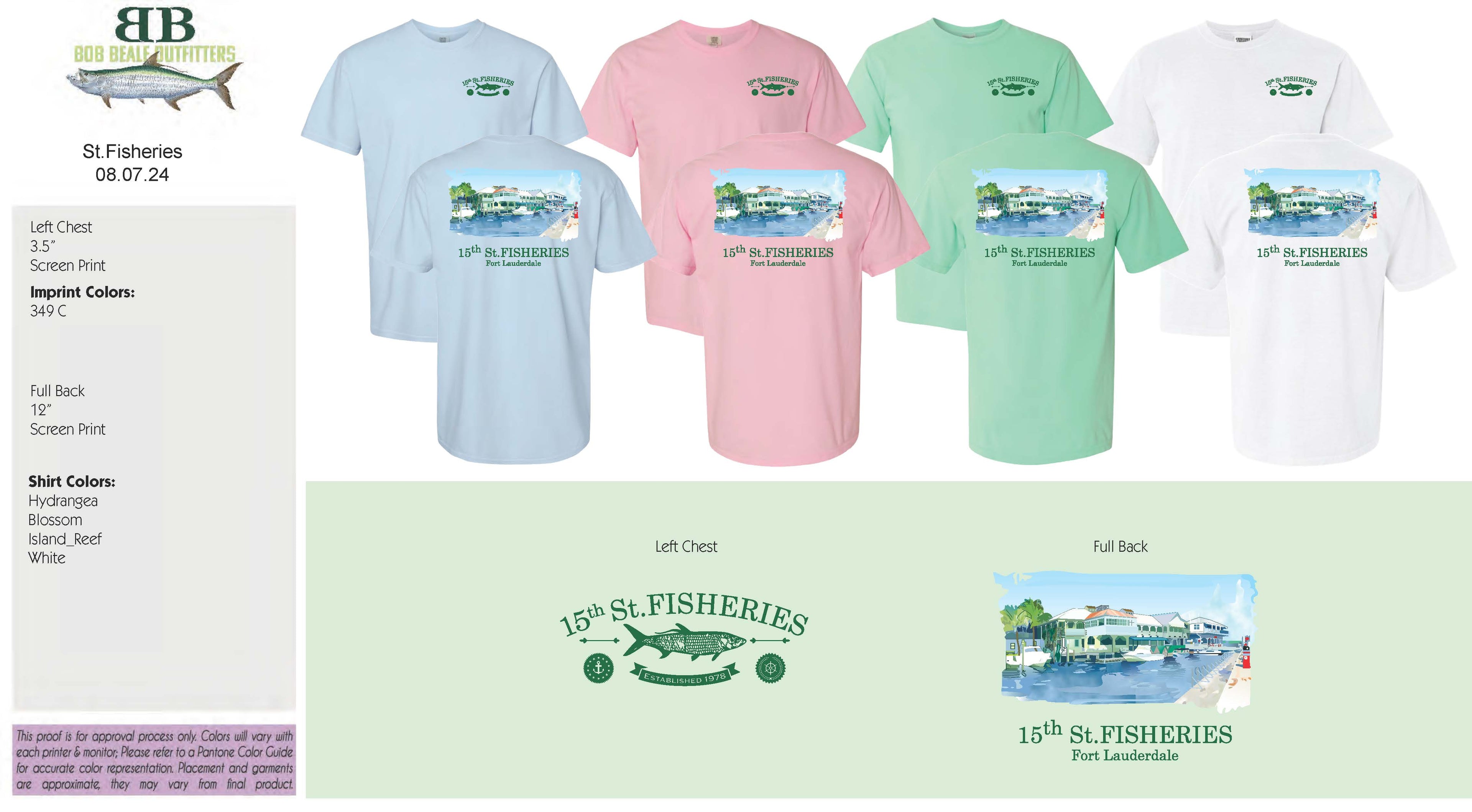 15th STREET FISHERIES COMFORT COLOR SS TEES